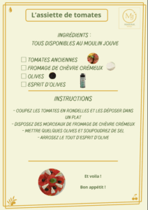 recette assiette de tomates